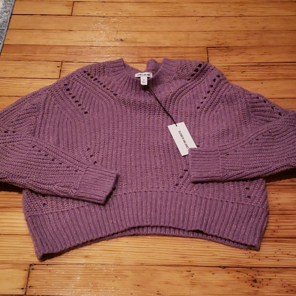 Elizabeth and James Sweaters - Elizabeth and James Crochet sweater New M